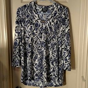 Jones New York XL Tunic Blouse